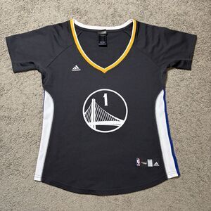 Adidas Golden State Warriors Javale McGee Grey Basketball Jersey Women’s L NBA